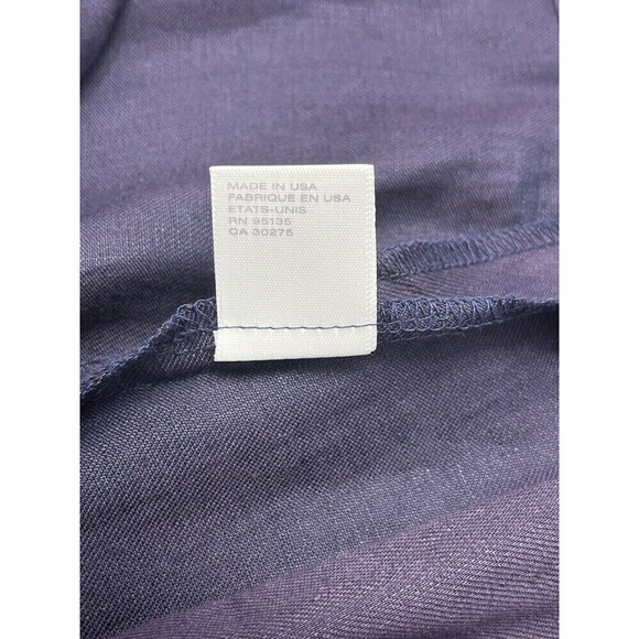 Lafayette 148 New York Maxi Skirt Side Slit 100% Linen Purple New Beachy - Picture 8 of 12